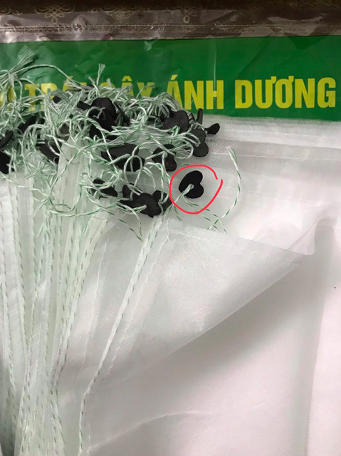 100 túi bao trái cây loại to Ánh Dương kích thước 30x30cm