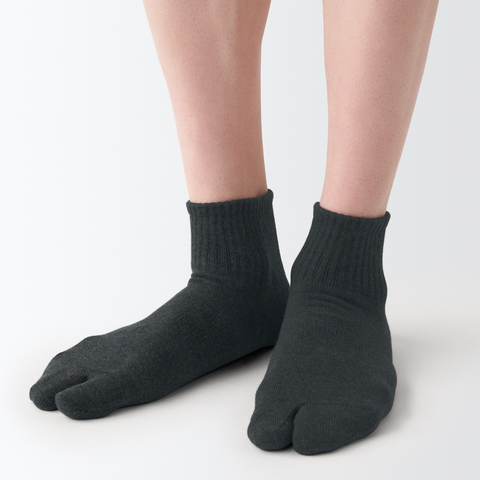 MUJI Tất Ôm Cổ Lửng Phong Cách Tabi