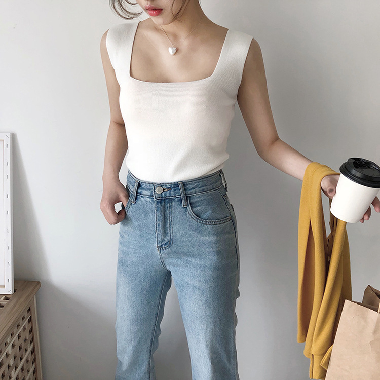 Áo Kiểu Nữ Cổ Vuông Gợi Cảm Mát Mẻ Mùa Hè Cực Hot Phong Cách Hàn Quốc TTVA0010