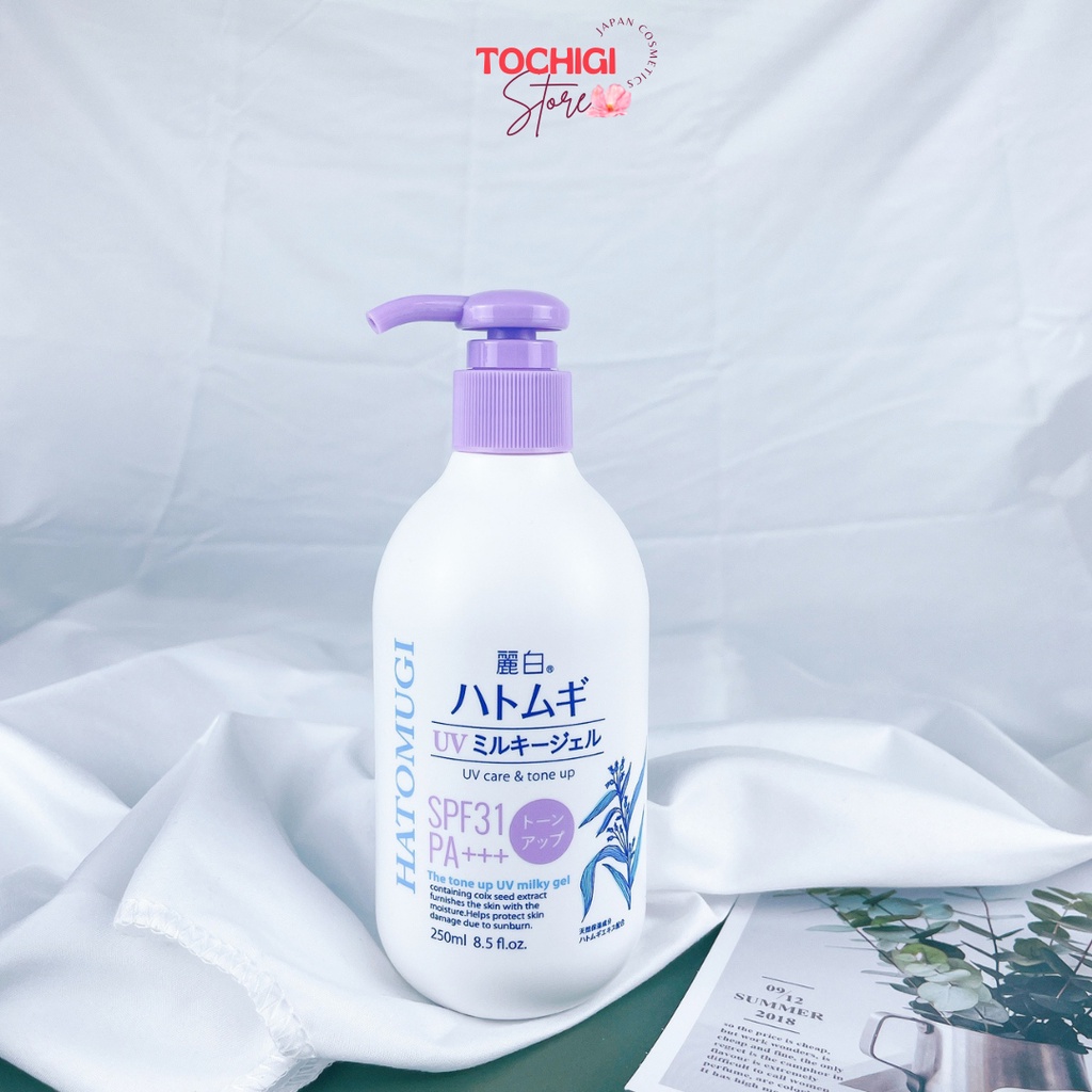 Sữa dưỡng thể chống nắng Hatomugi UV Milky Gel SPF31 PA +++