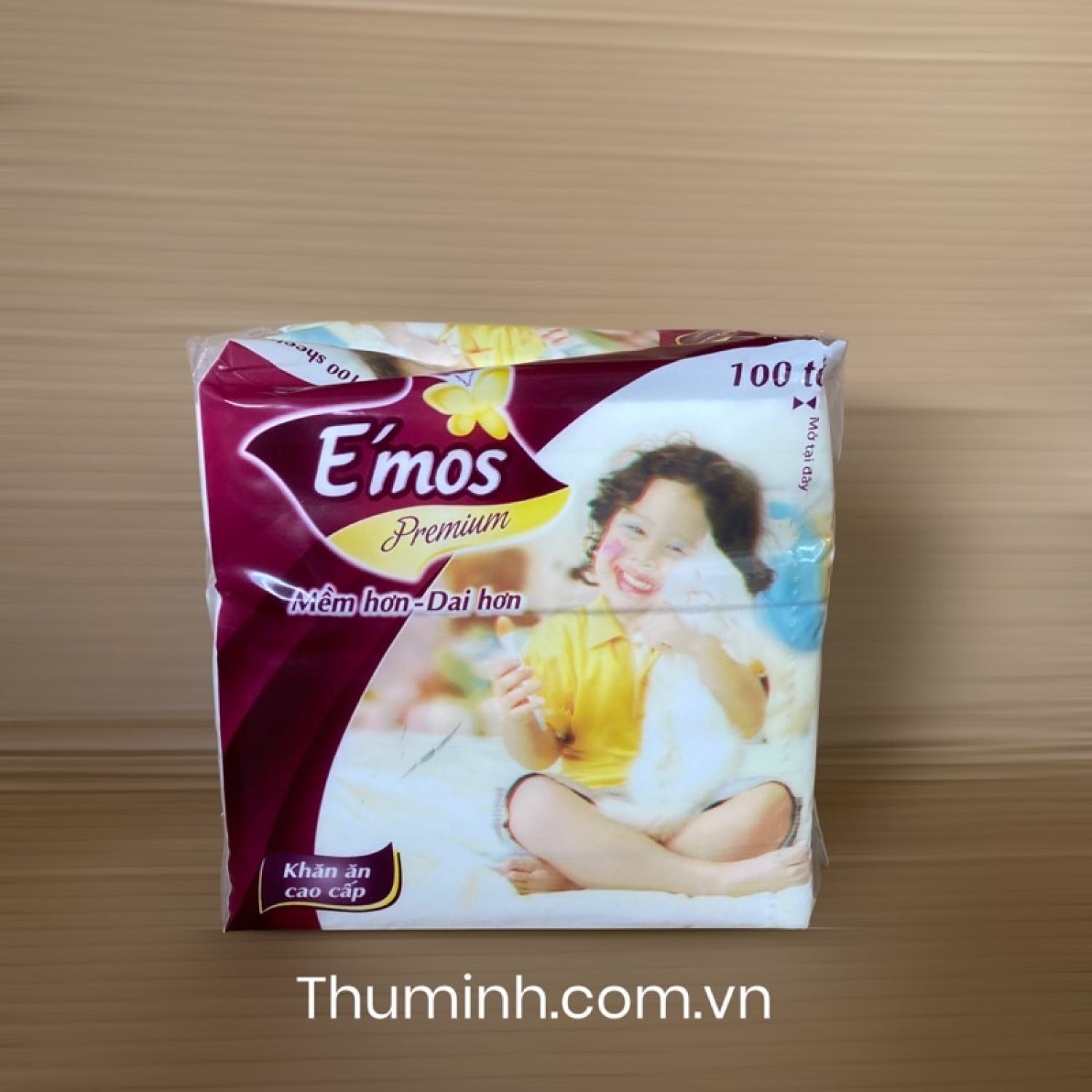 Giấy Vuông Emos Cao Cấp Bịch 100 tơ`