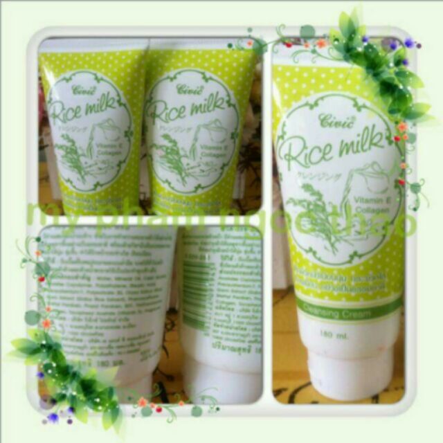 Sữa rửa mặt gạo rice milk