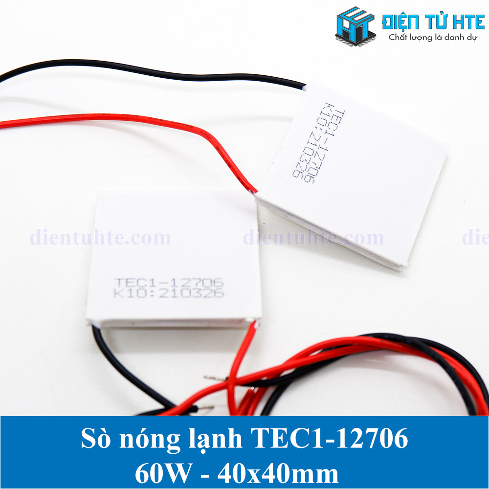 Sò nóng Lạnh TEC1-12706 60W 40x40mm