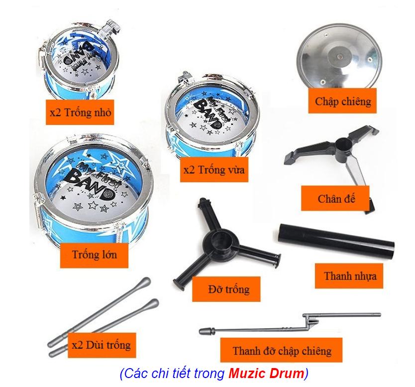 PKTL  MUZIC DRUM - Siêu phẩm cùng bé khám phá âm nhạc