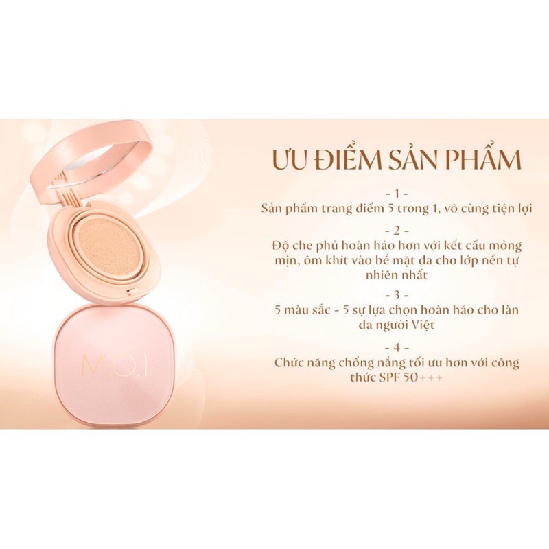 [NEW] Phấn nước MOI COSMETICS Baby Skin Cushion