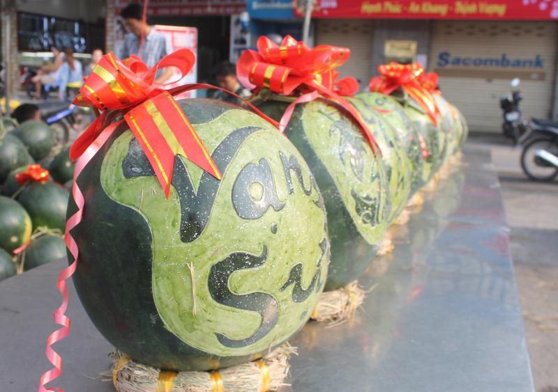 Nơ size nhỏ 3F Trang trí Quả Dưa Tết