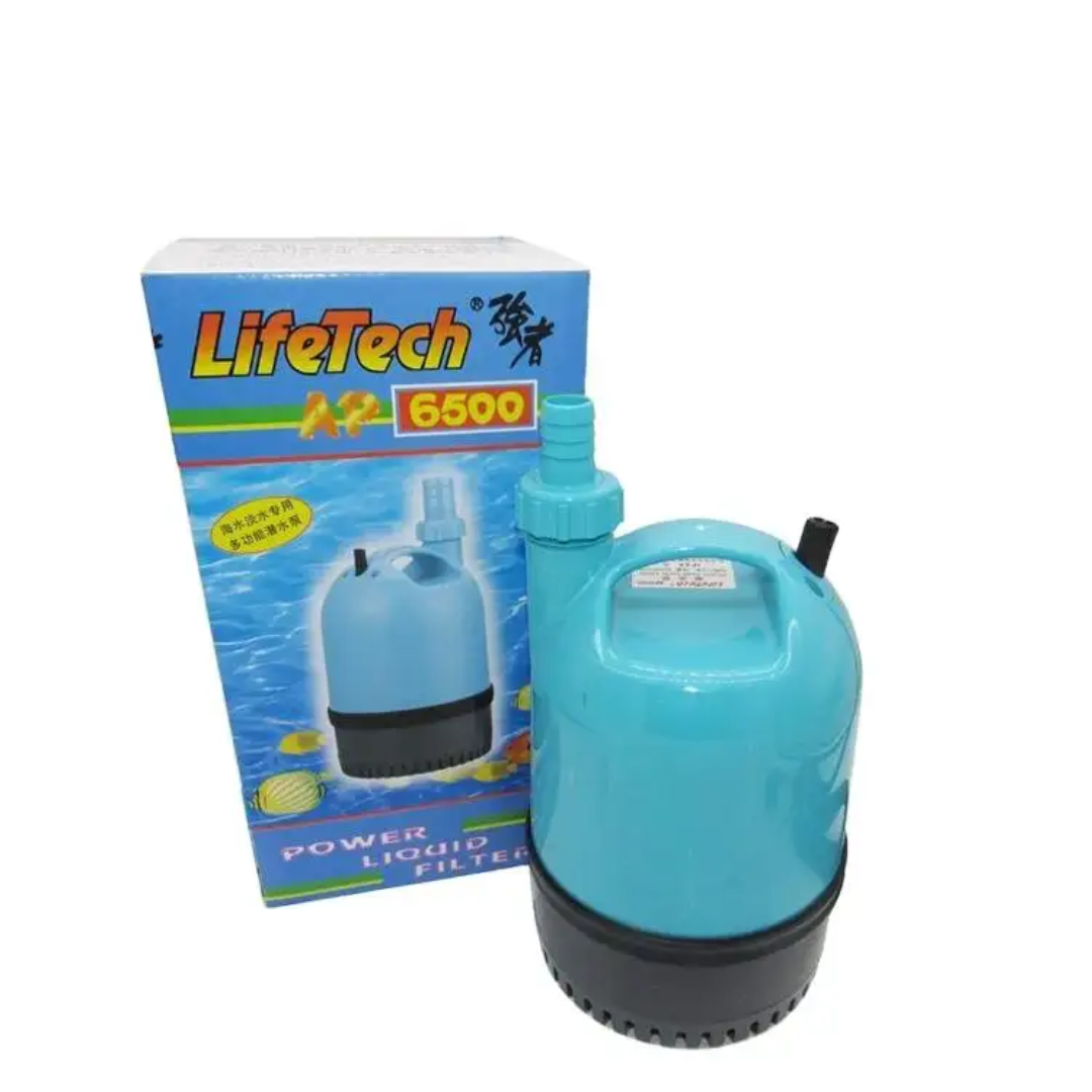 Pump suction bottom LifeTech AP 6500 vertical large capacity for aquariums