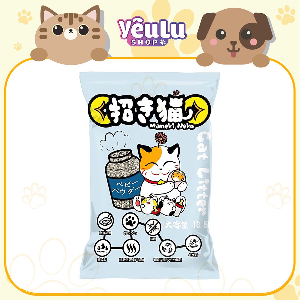 Cát Vệ Sinh Cho Mèo Maneki Neko 5L