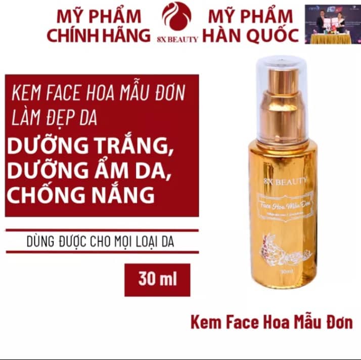 Kem Face Hoa Mẫu Đơn 8X BEAUTY