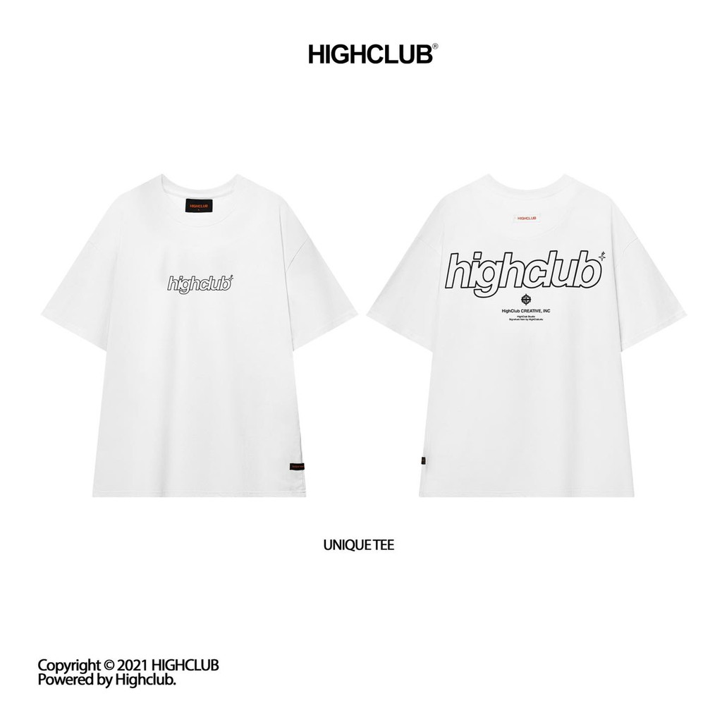 Áo thun Highclub Basic Unique Tee - Black/White/Grey/Green