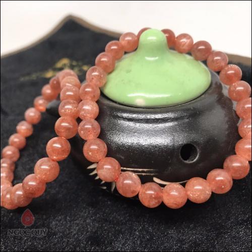 Vòng Tay Đá Sunstone Mệnh Hỏa Thổ - Ngọc Qúy Gemstones