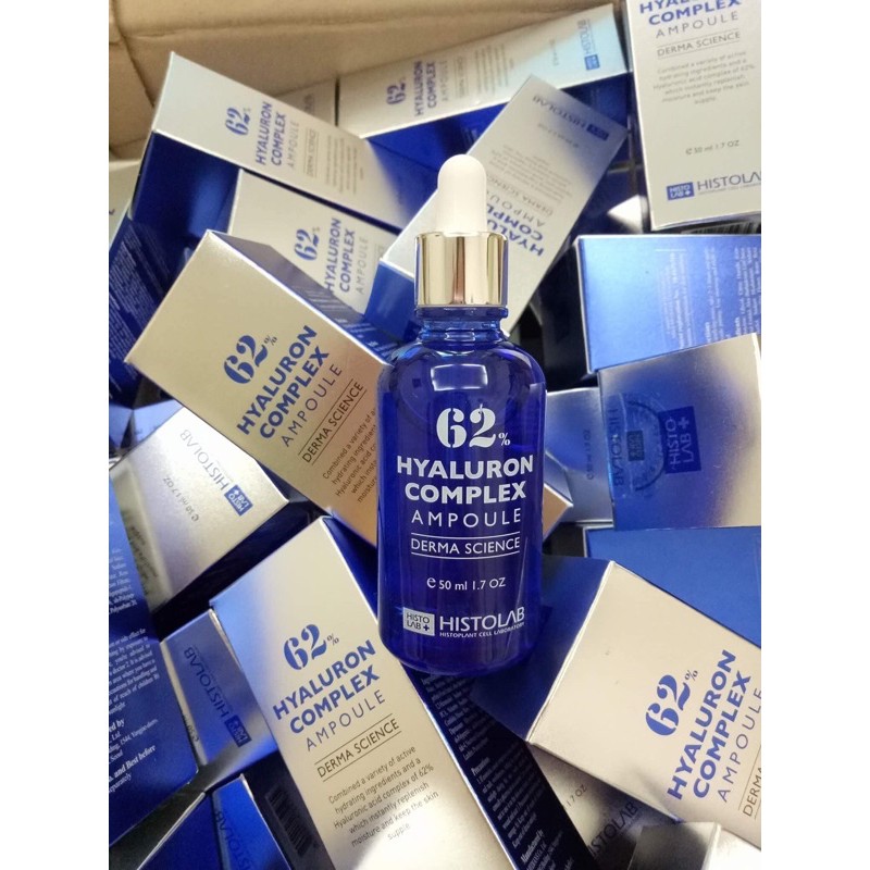 Tinh Chất Cấp Ẩm, Phục Hồi Da Histolab 62% Hyaluron Complex Ampoule Derma Science 50ml