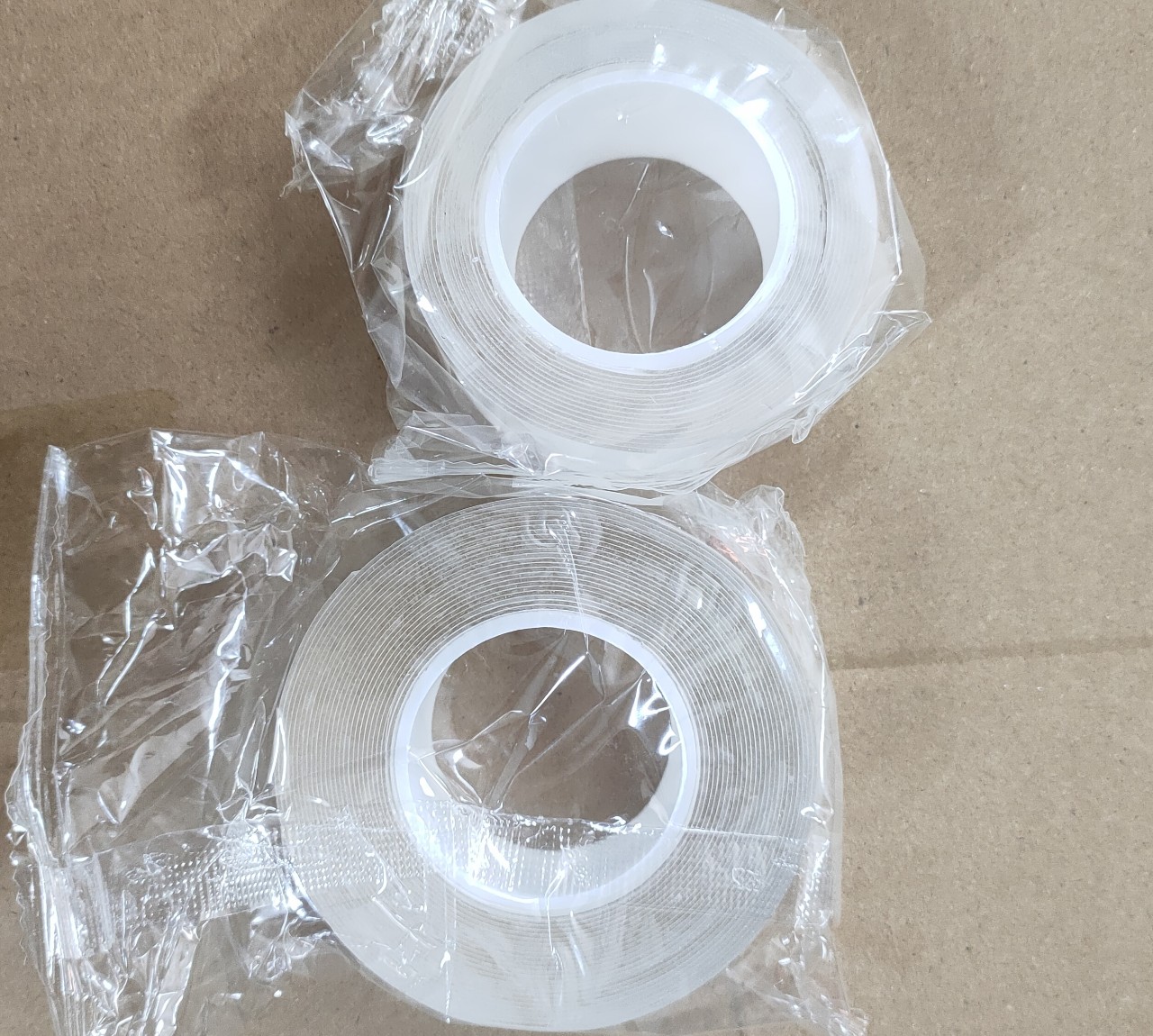băng dính 2 mặt trong suốt (3m)