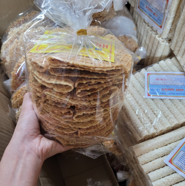 Bánh kẹp mè (vừng) Cần Thơ truyền thống