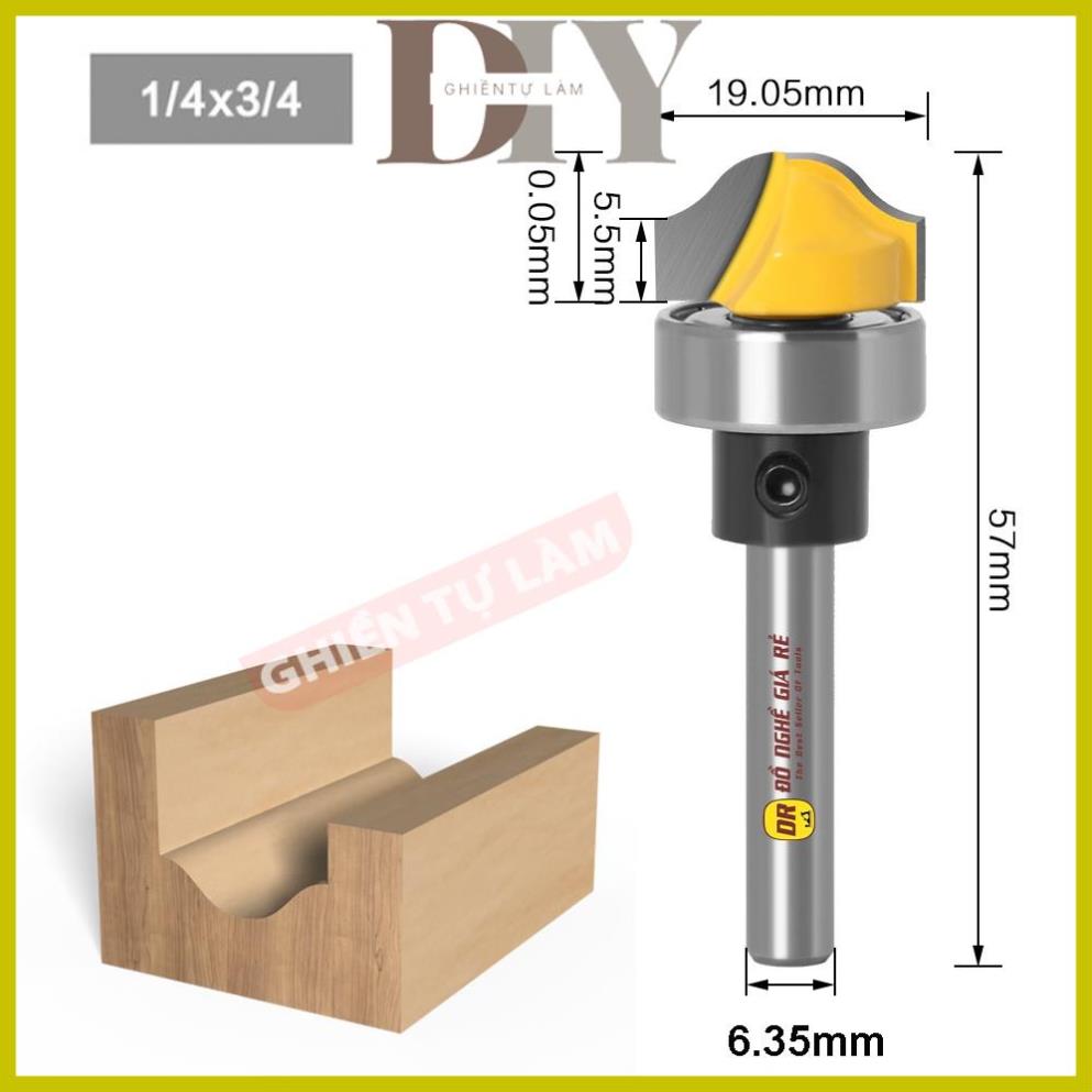 Mũi phay gỗ pano, mũi soi chỉ nổi cửa gỗ