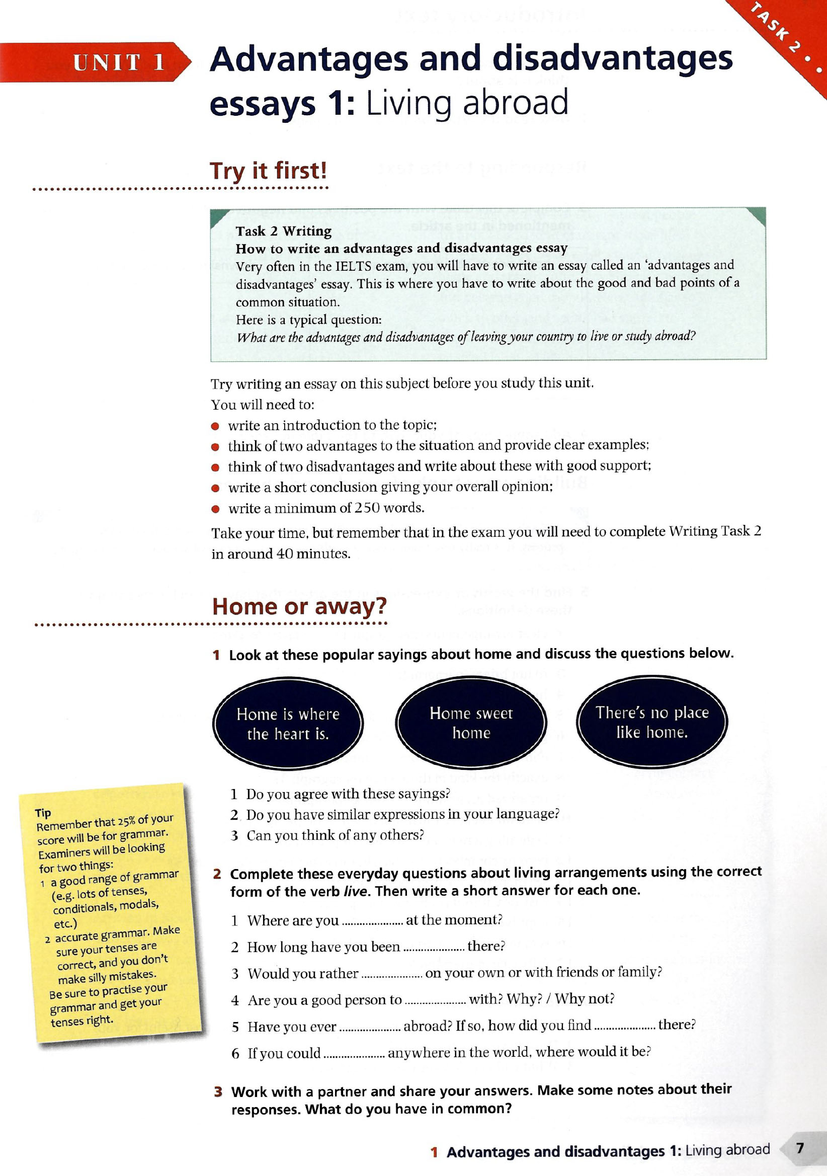 IELTS ADVANCE WRITING SKILL (Sách đen trắng)