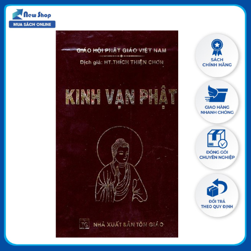 Sách Phật Giáo - Kinh Vạn Phật (Bìa Da) Thích Thiện Chơn - Newshop