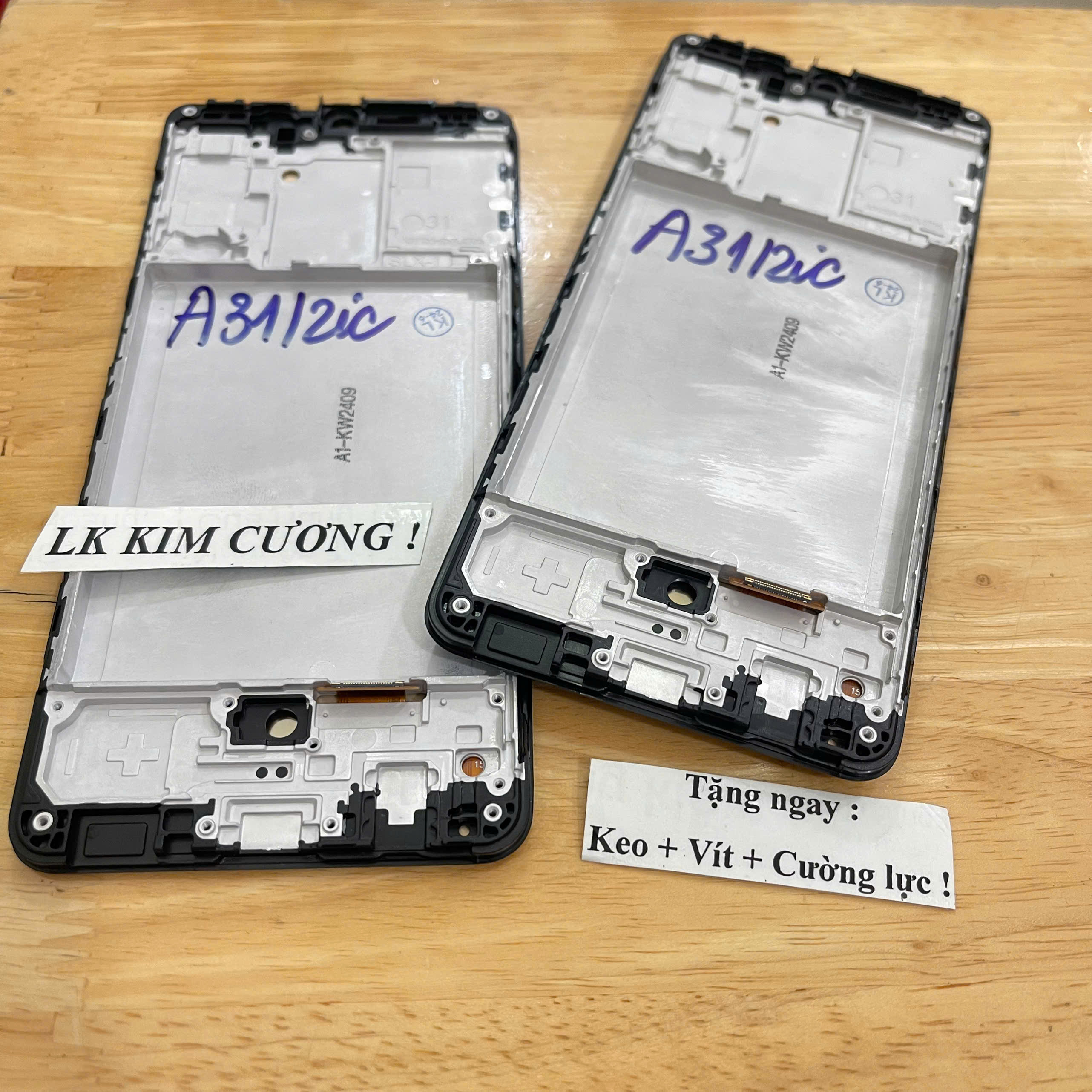 Màn hình tương thích A31 - liền khung - OLED (2IC)