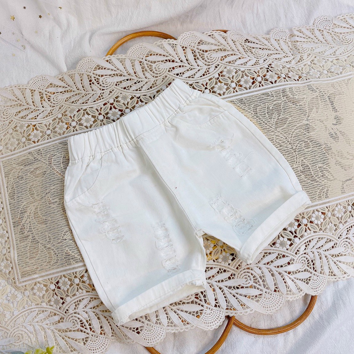 Quần short kaki, quần thô mềm co giãn cho bé