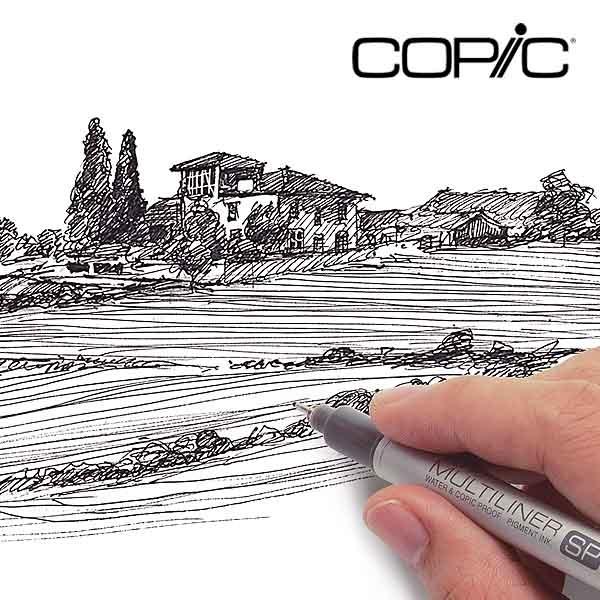 Bút line đi nét Copic Multiliner mầu Đen -Sepia