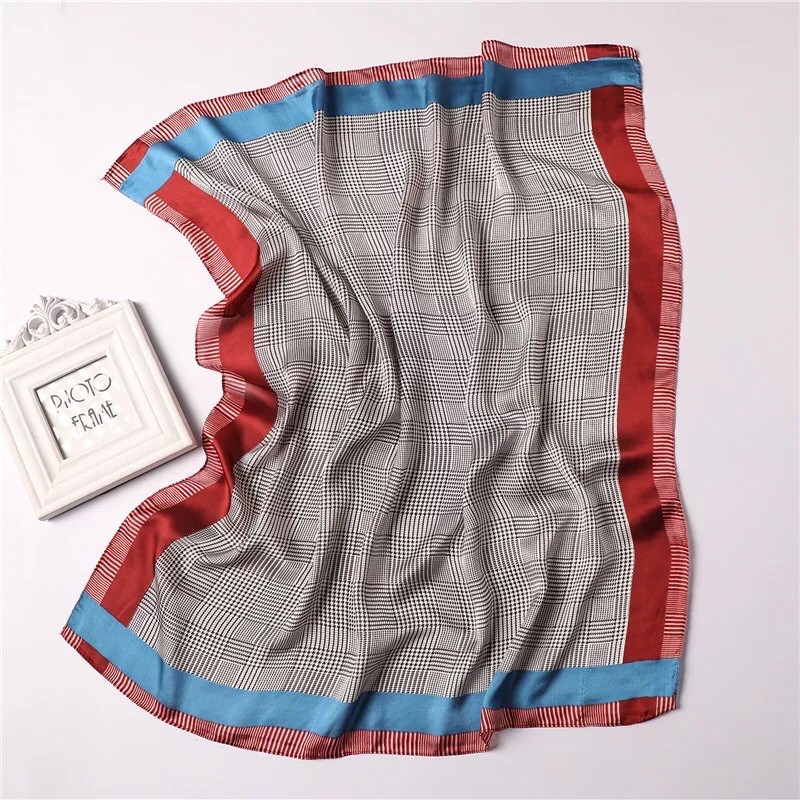 Khăn lụa vuông size 70x70cm Khăn choàng cổ thanh lịch