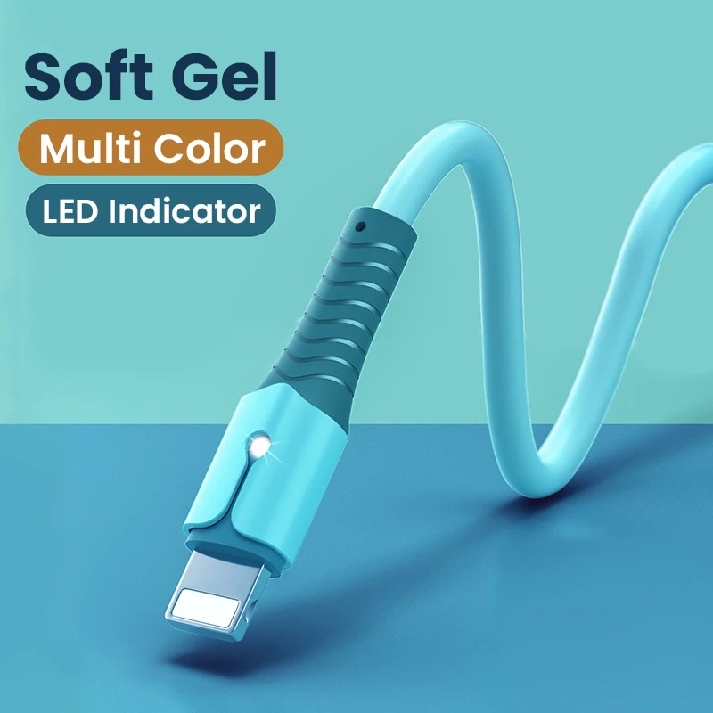5A Liquid Silicone Data Cable Fast Charge Cable /USB Liquid Silicone Cable Type C Cable Charger / Fast Charging Data Cord Compatible with All Smart Phone Model