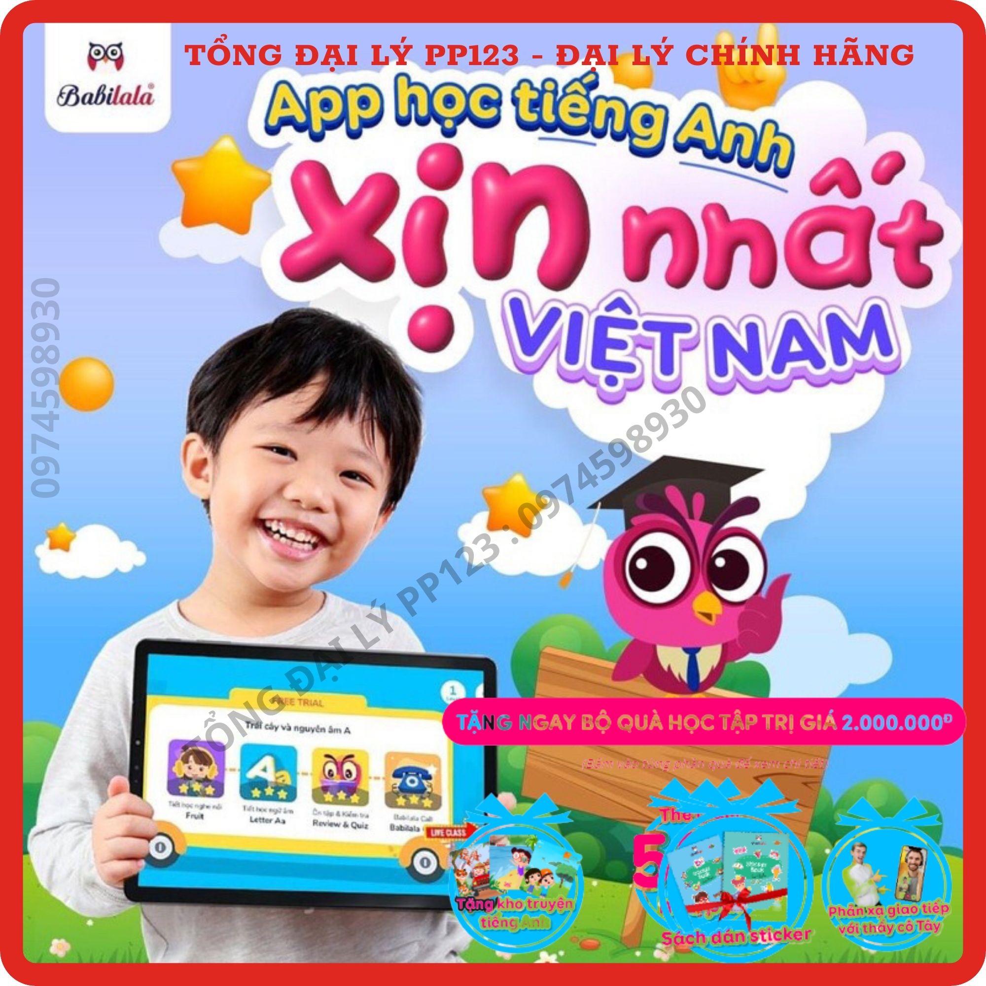 Combo Babilala Edupia Tiểu học Trọn đời