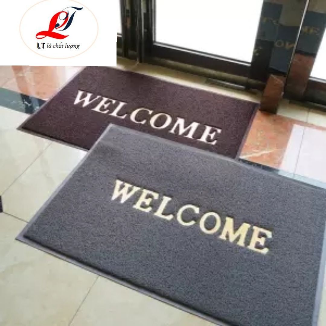 Thảm chùi chân welcome 60X90cm