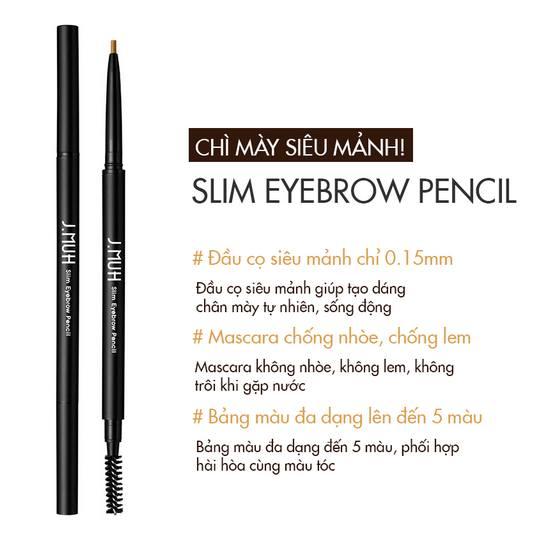 Chì kẻ mày siêu mảnh J.Mue Slim Eyebrow Pencil