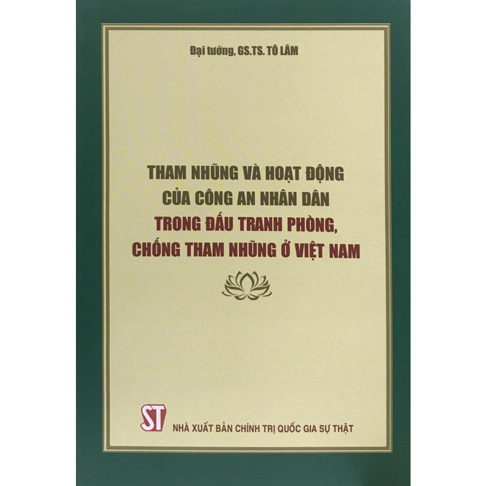 Sách Tham Nhũng Và Hoạt Động Của Công An Nhân Dân Trong Đấu Tranh Phòng