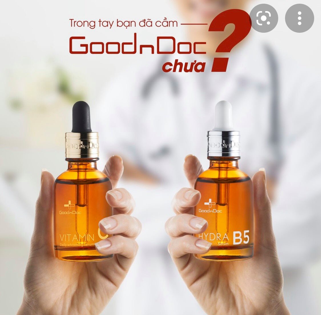 Tinh Chất Cấp Ẩm, Phục Hồi Da GoodnDoc Hydra B5 Serum - 30ml
