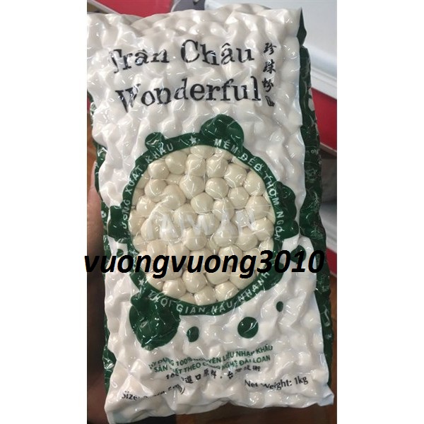 Trân Châu WONDERFUL ( Trắng, Hoàng Kim, Caramel) gói 1kg