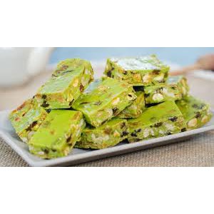 Kẹo nougat healthy vị Matcha - Kẹo hạnh phúc ăn kiêng - Siêu hạt, ít ngọt, thơm ngon. giàu năng lượng
