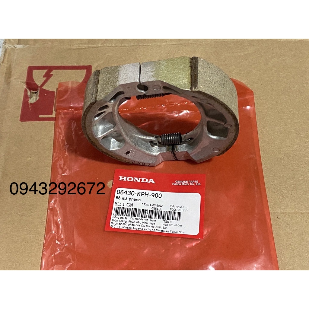 Bộ má phanh Honda Má Thẳng Honda ( 06430KPH900 )