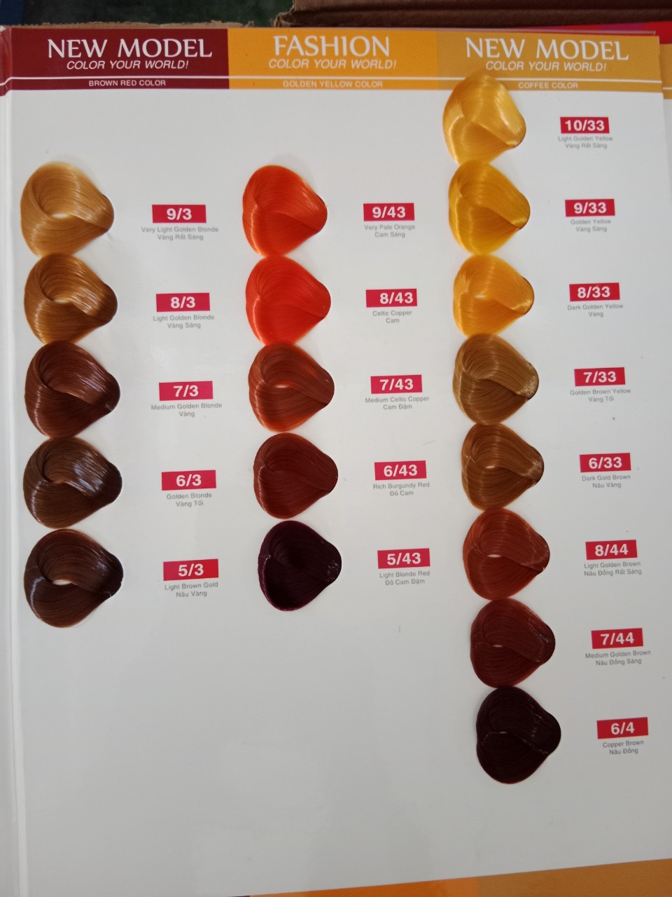 63 Colors Osaka Hair Dye 100ml [Price Above Does Not Include Dyeing Aid and Gloves Are Not Included]
