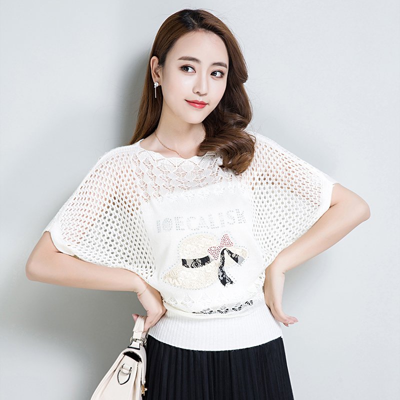 Áo len lưới nữ cánh dơi hàng nhập AL33