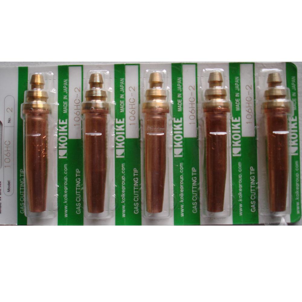 Koike 106hc 5-piece oxygen cutting nozzle
