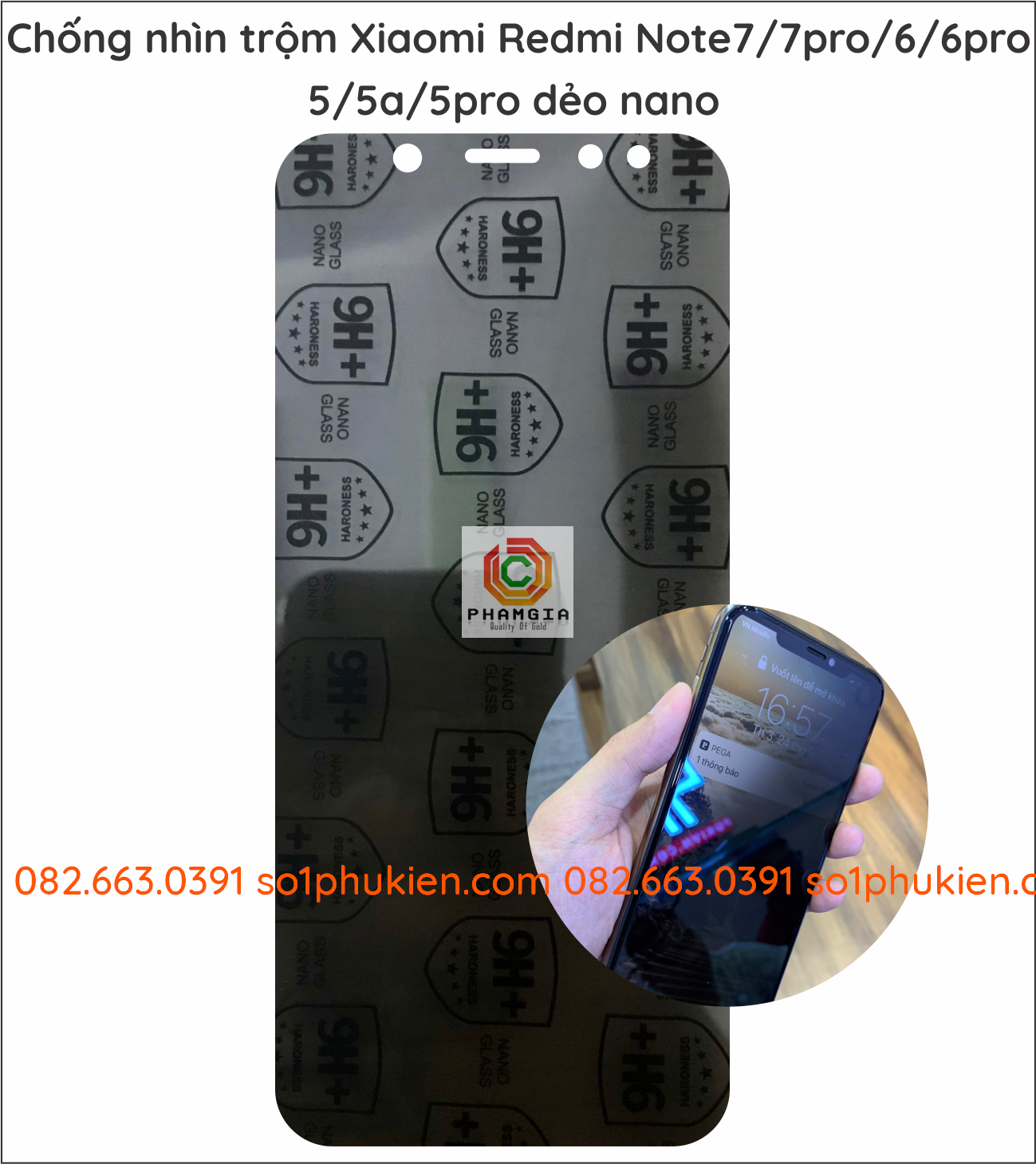 Dán cường lực chống nhìn trộm Xiaomi redmi note 3 / 4 / 4x / 5 / 5 pro / 6 pro / 5a / 7 pro / 9 pro dẻo nano