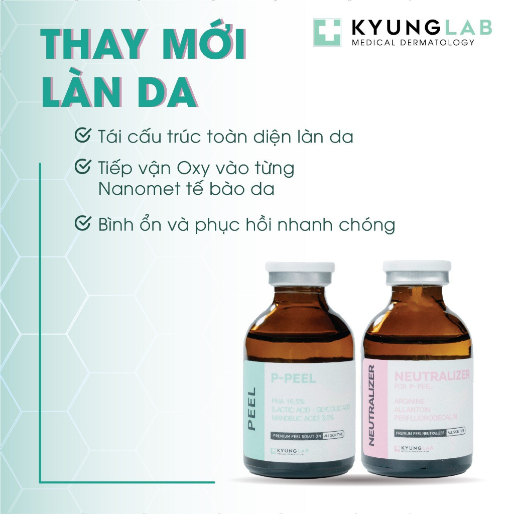 Peel da KyungLab P-Peel thay da sinh học 30ml