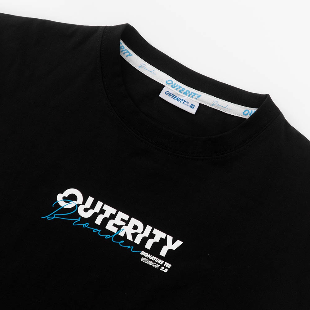 Áo thun Outerity Signature Đen ver2.0 - ORP138