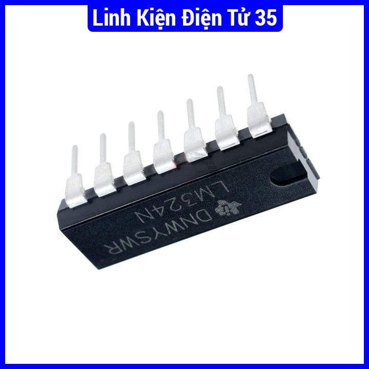 IC LM324 Dip-14 giúp khuếch đại thuật toán