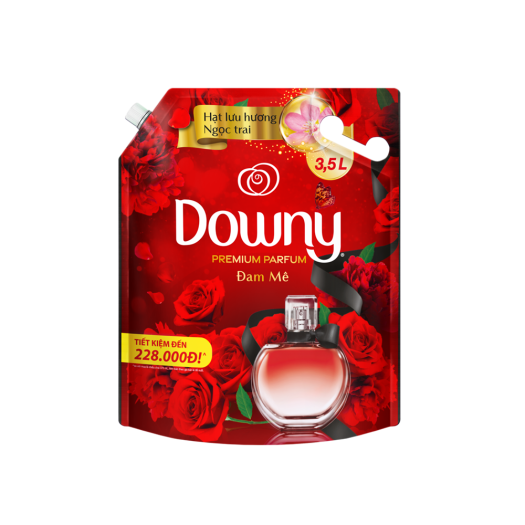 Nước xả vải Downy Đam mê túi 3L