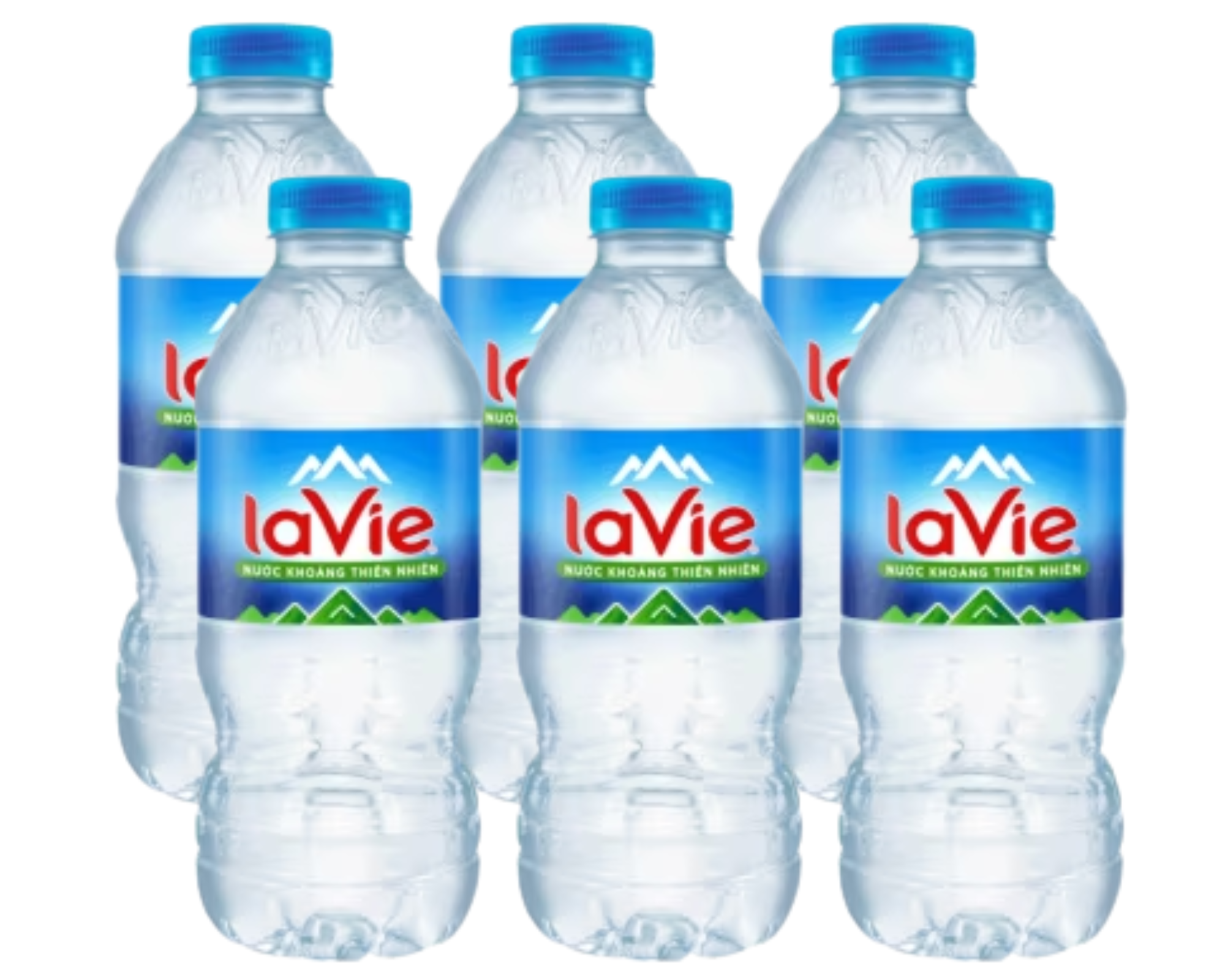 Thùng 24 chai nước khoáng không ga lavie 350ml / lốc 6 chai nước suối la vie khoáng 350ml