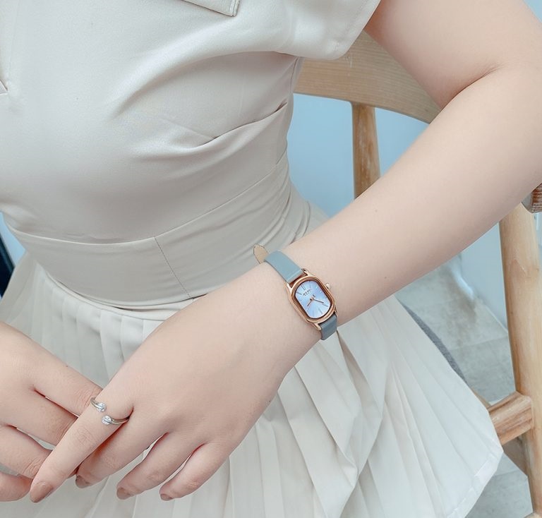 Đồng hồ nữ Julius Hàn Quốc JA-1112 dây da