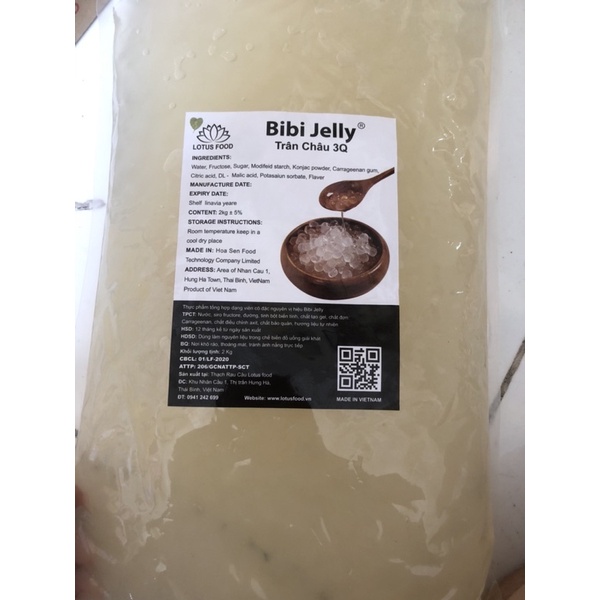 trân châu 3Q bibi Jelly 2kg
