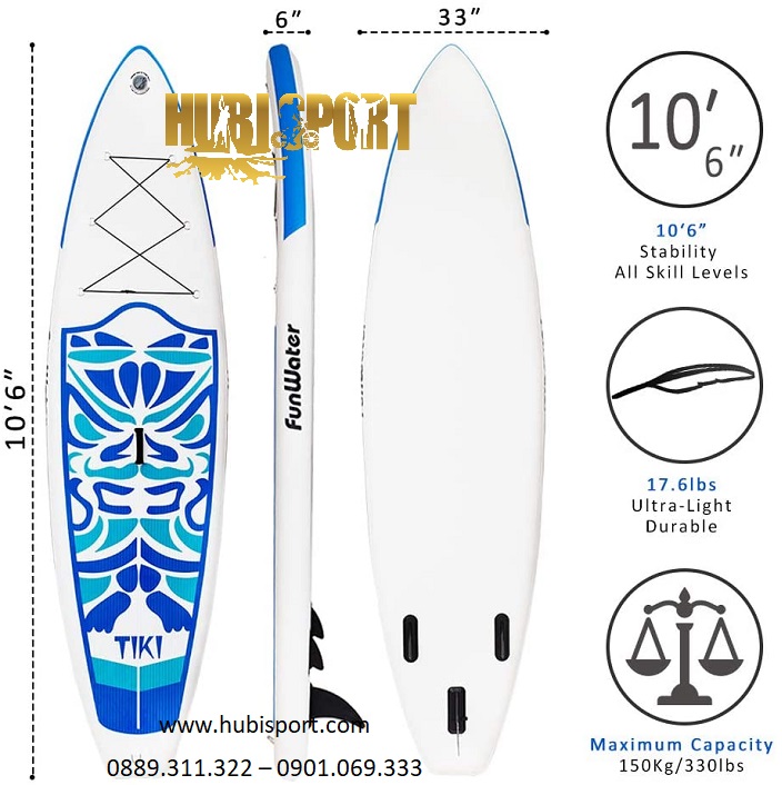 SUP / Ván đứng bơm hơi Tiki của Funwater