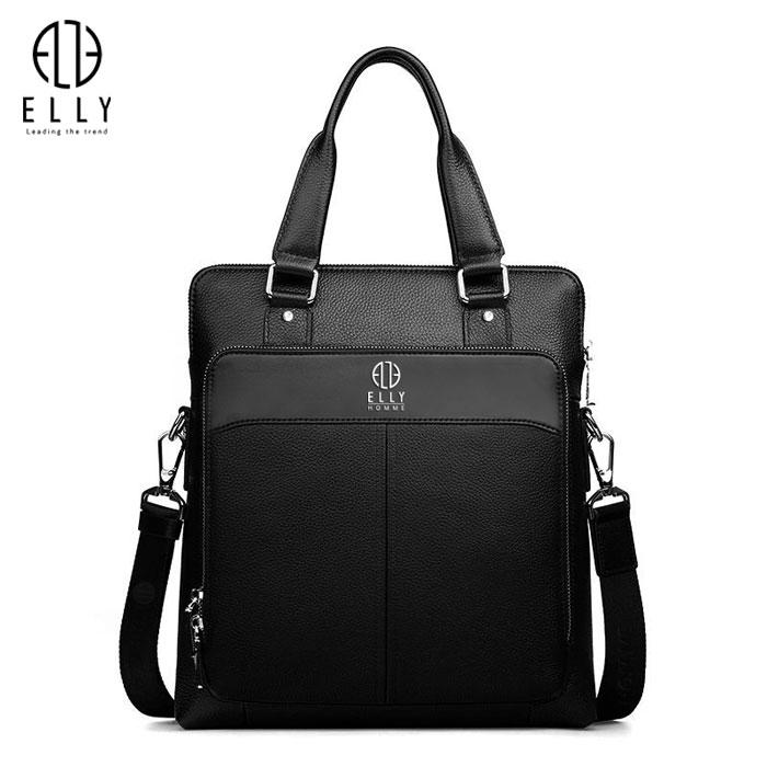 Túi xách nam da thật elly homme – etm4