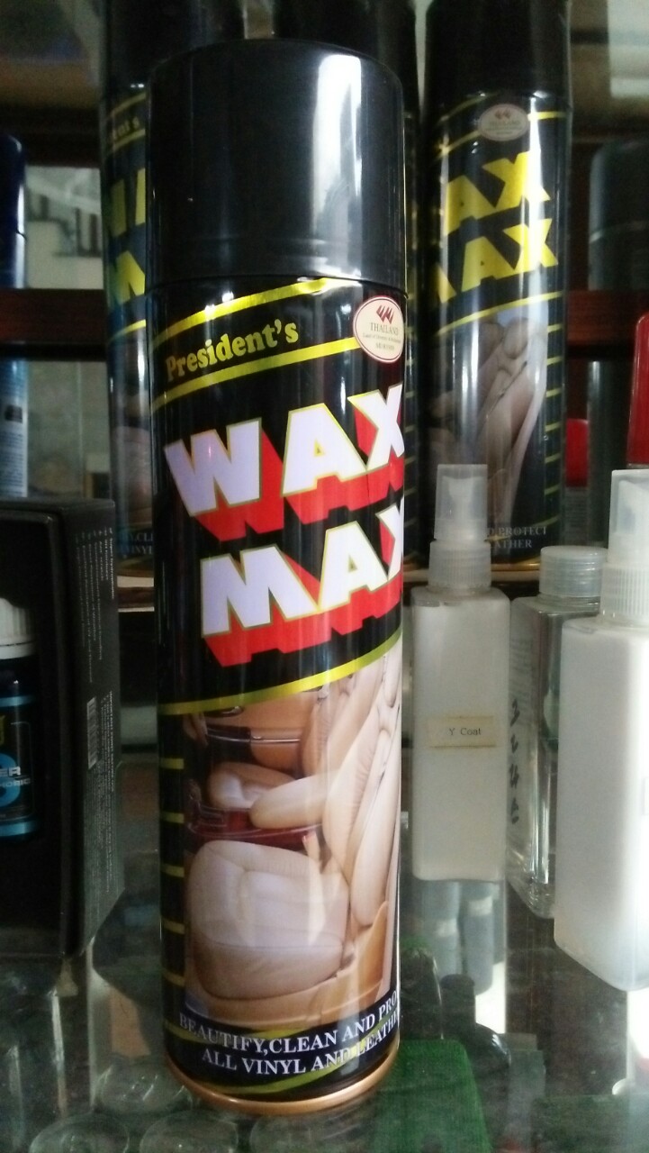 Chai xịt WAX MAX bóng Da ôtô, Áo Da, đồ gỗ Combo 02