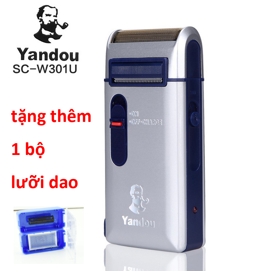 Máy cạo râu sạc điện yandou sc-w301u nhỏ gọn