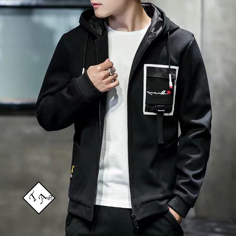 áo khoác nam cao cấp chất nỉ ngoại tản nhiệt không xù tao cảm giác thoải mái mẫu mới cho bạn trẻ